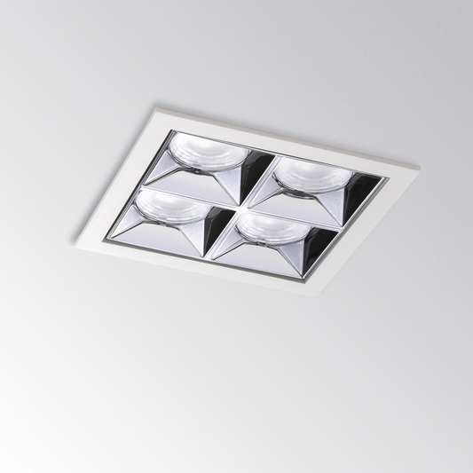 2x2 Cell White Recessed White E-pro Light
