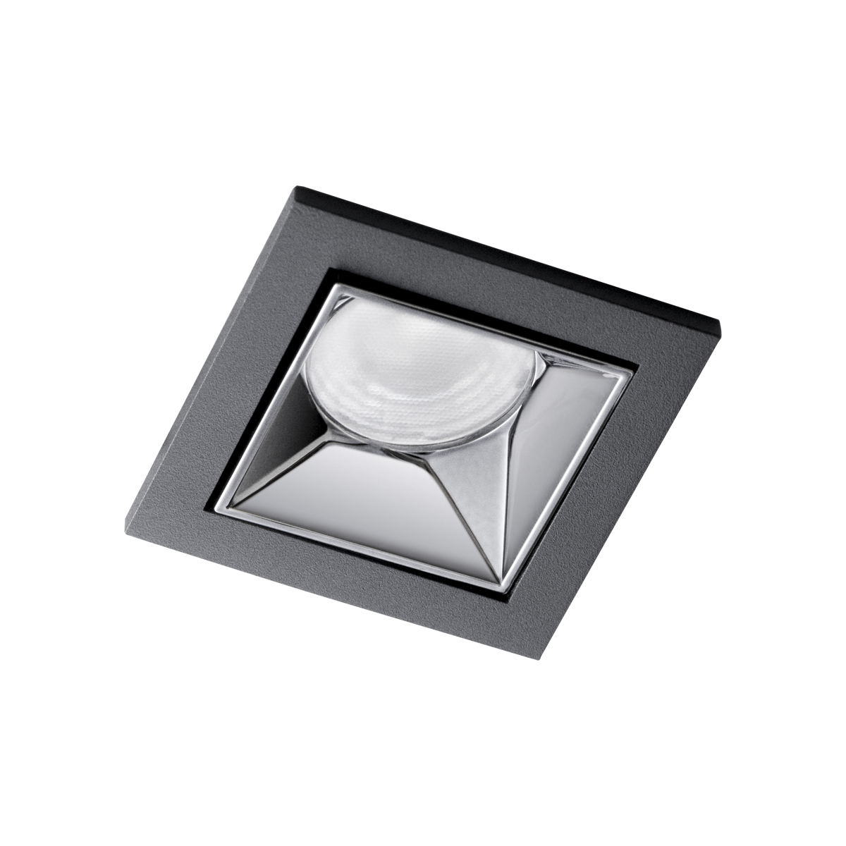 Single Cell Square recessed light fixture on a white background