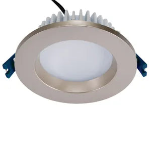 LED downlight on a white background
