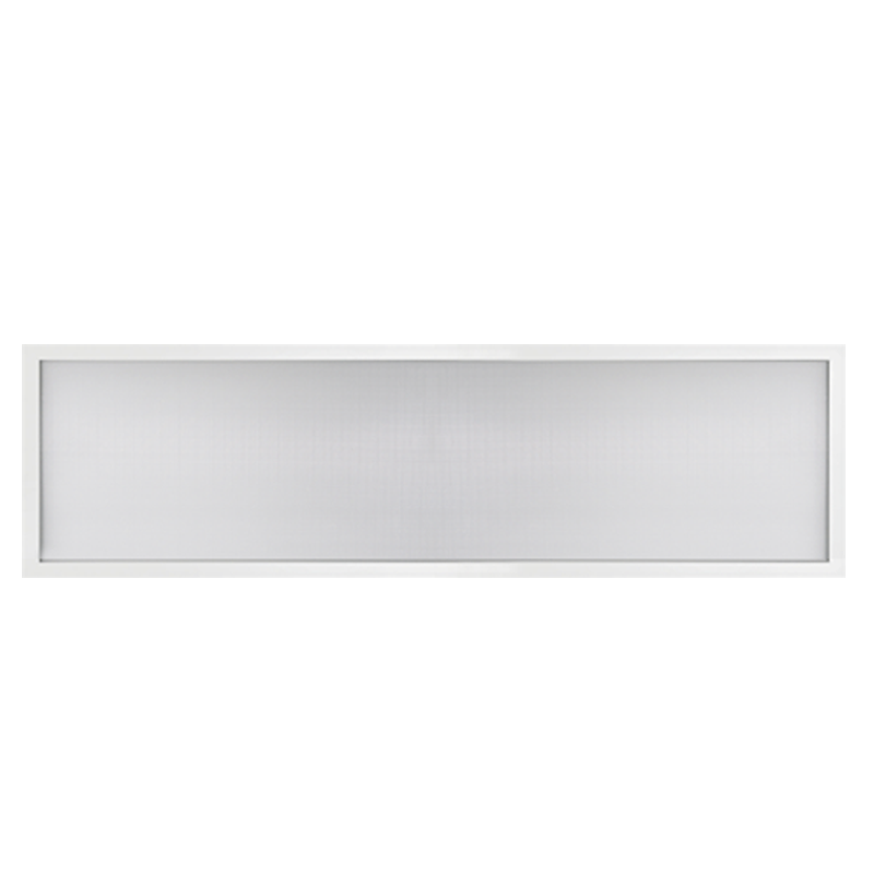 Rectangular white LED light on a white background