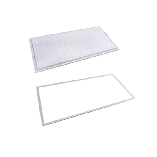 Two rectangular LED lights with a white background