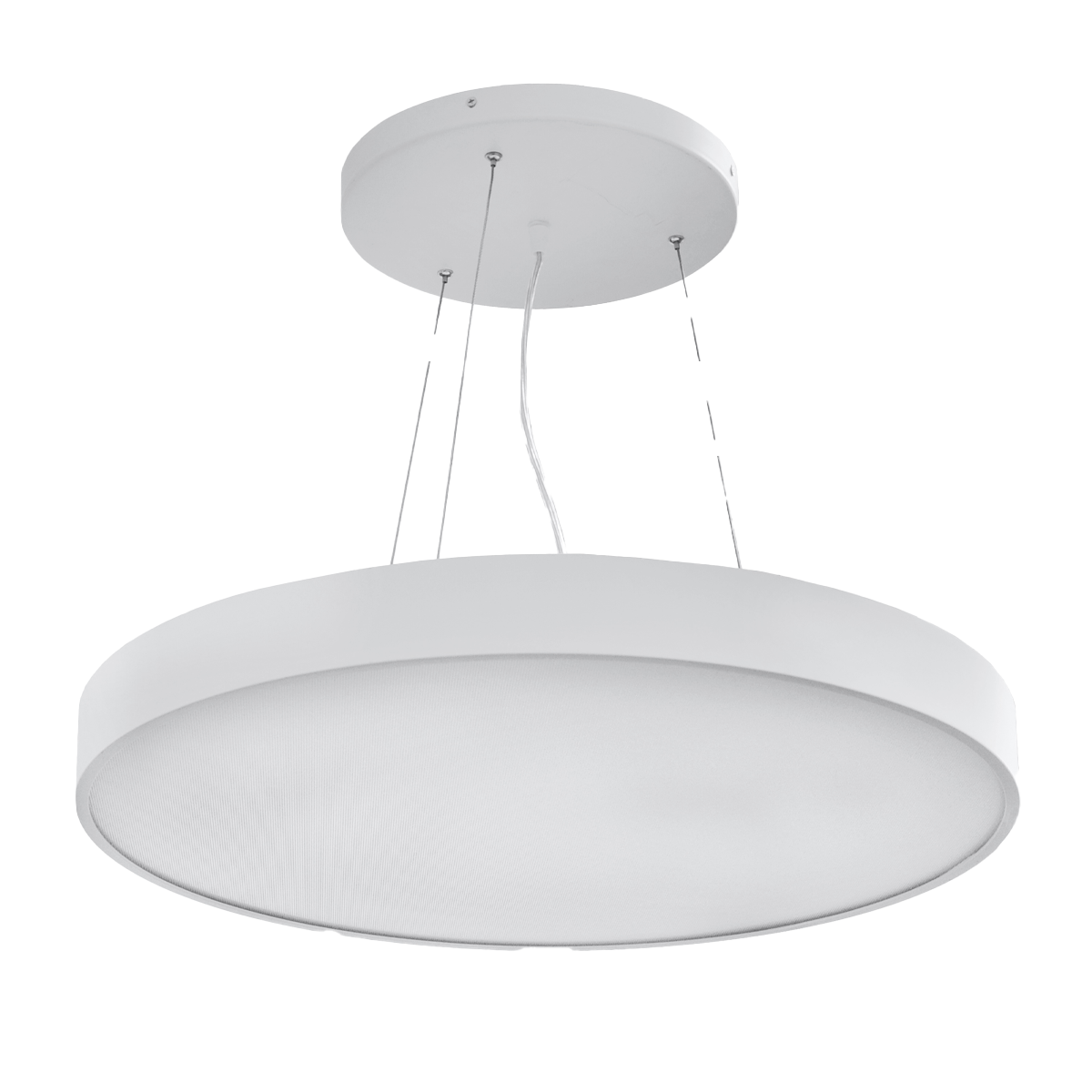 White round Light with white background