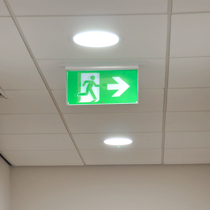 Blade Exit Sign