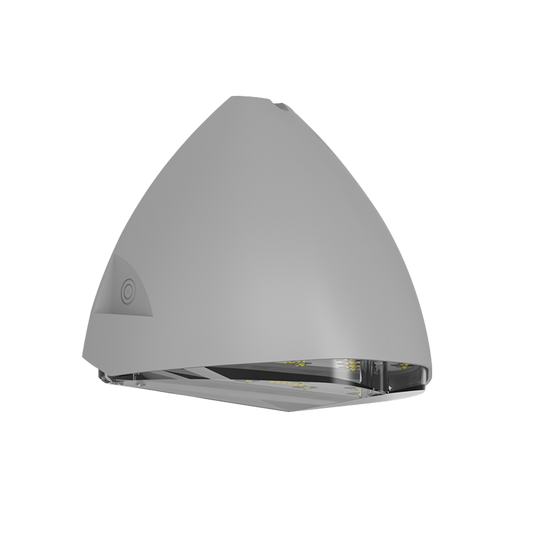 Gray Exterior Light With White Background