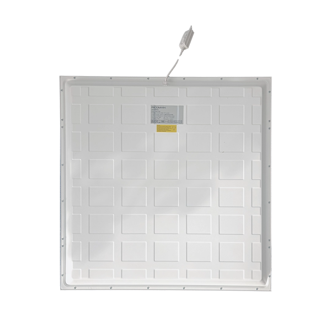 Square LED light with white background