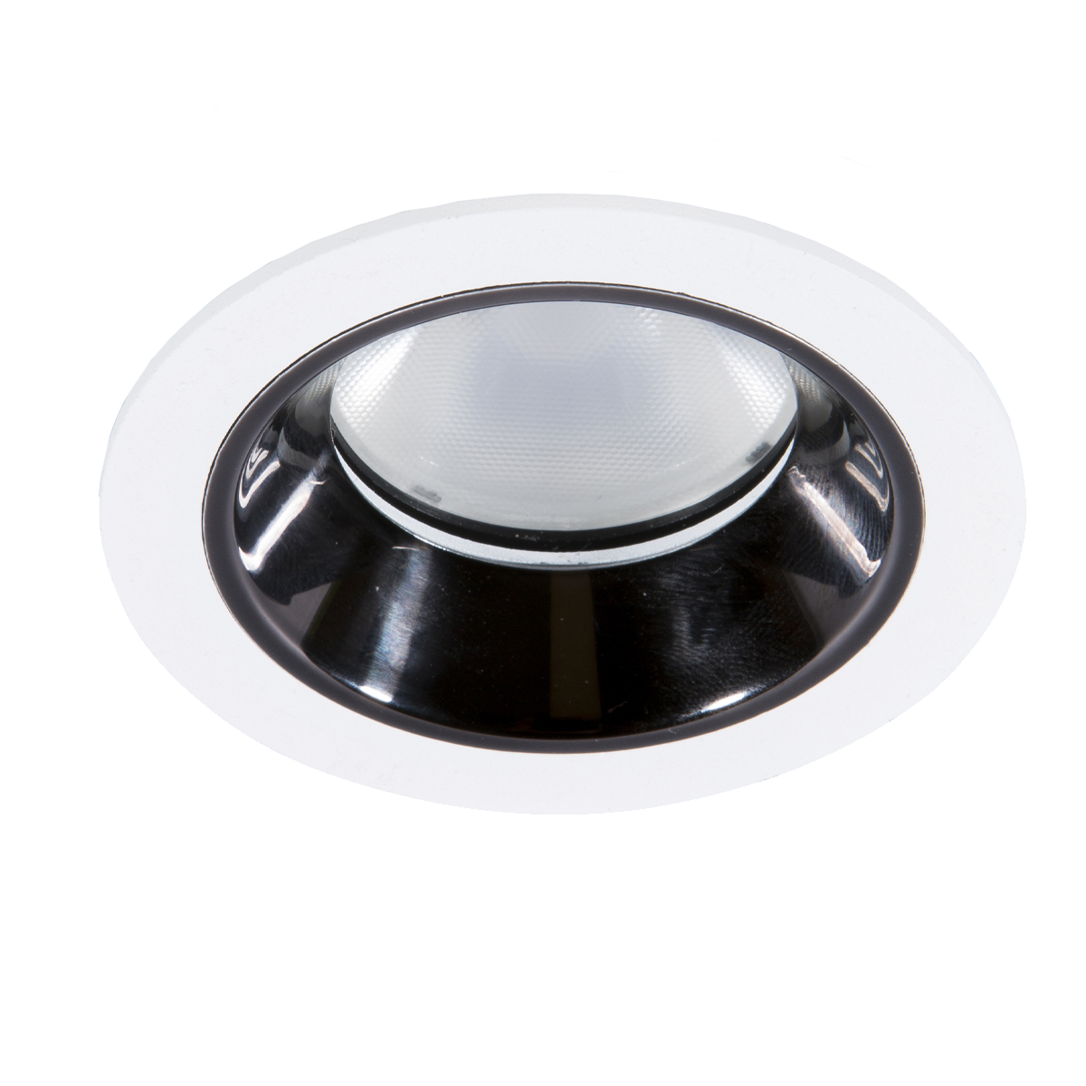 Pinnacle 6W LED Downlight – Narrow Bezel, CRI 90+, Titanium Reflector