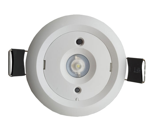 Round white Manual Stand Alone Emergency